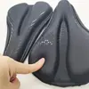 Funda de Cojín para Bicicleta Silicona Engrosada Esponja de Memoria Cojín de Asiento Suave Funda de Asiento de PU Súper Suave Funda de Asiento de Coche para Bicicleta de Montaña