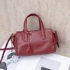 Bolsa Feminina de Couro Genuíno Versátil para o Dia a Dia Pequena Quadrada Portátil Nova Bolsa Feminina Couro Bovino Camada Superior Natural Simples Bolsa Transversal para Mulheres