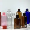 En stock 30ml 50ml 60ml 70ml 75ml 80ml 100ml tapón interior sub-botella cosméticos PET