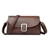 Bolsa de axila feminina da moda, novo modelo para trabalho e deslocamento, bolsa feminina simples e elegante, bolsa pequena quadrada transversal de ombro único da moda