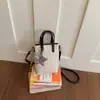 Bolsa Pequeña para Teléfonos Móviles, Nueva Bolsa de Hombro Cruzada para Mujer Verano 2026, Versión Coreana de la Popular Bolsa para Teléfono Móvil