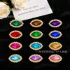 Accesorios Coloridos de Cuello de Cordero de Xinjiang, Accesorios de Diamante de Color Ojo de Caballo, Materiales para Joyería DIY de Diamante de Color Hechos a Mano al por Mayor