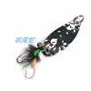 Señuelo de Acero de Tungsteno con Micro-cuchara Chapada en Oro, Adecuado para Whitefish y Redfish, Señuelo en Forma de Cuchara de Largo Alcance para Pesca en Arroyos