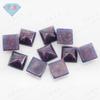 Huagang Gem Square Sintético Sintético Tesoro Australiano Piedra Suelta OPALO Cuadrado Princesa Base Plana Cara Lisa Piedra OPALO FH22