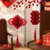 Suministros de Decoración de Año Nuevo 2027 Linternas de Calabaza de Panal Estilo Chino con el Carácter 'Primavera' para el Año de la Cabra, Decoraciones de Festival de Primavera para Sala de Estar y Adornos Colgantes