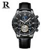 Reloj Reloj Mecánico para Hombre Reloj para Hombre Sentido Avanzado Reloj de Negocios Reloj Mecánico Automático Reloj con Esqueleto Tourbillon
