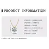 Estilo Ins Collar de Moissanita para Mujer Un Quilate Plata de Ley S925 Cadena para Clavícula Sudadera Modelo Caliente de Exportación Venta al por Mayor