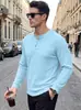 Camisa Henley para hombre de peso pesado, transfronteriza europea y americana, de sitio web independiente, con textura vintage y patrón jacquard, ajuste casual holgado, sudadera de manga larga talla grande