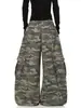 Suministro Directo de Fábrica Diseño de Remaches Americanos Pantalones Deportivos de Pierna Curva con Múltiples Bolsillos Unisex Marca de Moda Holgados Ropa de Trabajo Pantalones de Pierna Ancha
