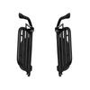 Aplicable Haojue DN150 nuevo pedal antivuelco de horquilla trasera tubo de acero al carbono negro esmerilado engrosado accesorios para motocicleta