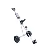 Carrito de golf de dos ruedas para cabello liso, carrito para pelotas, carrito de almacenamiento plegable y carrito para bolsas de golf.
