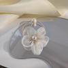 Tocado de flores, elegante cuerda para el cabello, trenza torcida, accesorios para el cabello, nuevo estilo, tendón de goma, tocado de alta gama para mujer, cola de caballo con flor, cuerda para el cabello, anillo para el cabello