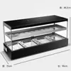 Gabinete Calentador de Pollo Frito, Caja Calentadora de Hamburguesas, Huevo Tartaleta, Pay, Churros, Horno de Temperatura Constante, Mesa Calentadora Comercial para Bebidas Metabo