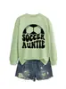 Tía del fútbol Amazon Wish sitio independiente sudadera casual y cómoda de mujer nueva de otoño e invierno de manga larga