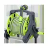 Carro para manguera de agua, estante portátil de almacenamiento de manguera de tubo de aluminio, estante portátil para manguera, manguera para lavado de autos, manguera de pulverización