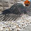 Oficina de ventas de producción de esculturas de paisaje de acero inoxidable Línea de rocalla de acero inoxidable cuadrada Adornos de esculturas de rocalla