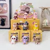 Nueva Figura de Oso Relajado Linda Caja Sorpresa Resina Ecológica Adorno de Escritorio Dibujo Animado Celebridad de Internet Bolsita Sorpresa