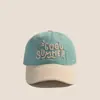 Gorras Infantiles Estilo Coreano Colorido de Moda Bloques de Color Elegante Visera Gorra de Béisbol para Niños y Niñas Linda Versátil Gorra de Salida