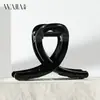 Nuevo pasador de pelo mediano simple y versátil de Wjia con un toque de alta gama para mujer, adecuado para recogidos y peinados semirrecogidos, accesorio para el cabello tipo pinza de tiburón