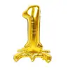 Nuevos Globos Digitales de Aluminio de 32 pulgadas de Pie Dorados Decoración de Fiesta de Año Nuevo Cumpleaños Arreglo Empaque Independiente Transfronterizo