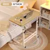 Mesita de noche, Escritorio de computadora móvil elevable, Escritorio simple para estudiantes, Habitación de dormitorio Hogar Estudio Mesa pequeña simple