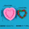 Vários Tipos de Formas de Silicone Líquido em Formato de Coração para Bolos de Fondant DIY, Ferramentas de Confeitaria de Chocolate e Formas de Silicone em Formato de Coração para Assar