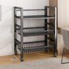 Estantería de almacenamiento extraíble para el suelo, multicapa, para sala de estar, sencilla, para dormitorio