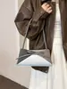 Bolso de axila moderno y chic estilo coreano, nueva colección otoño 2026, diseño simple, delicado y dulce con detalle de lazo, bolso de hombro