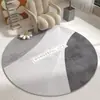 Tapete Redondo Transfronteiriço, Tapete de Veludo Cristal para Cadeira de Computador de Estudo, Tapete Antiderrapante, Tapete de Proteção de Piso, Tapete para Quarto ao Lado da Cama