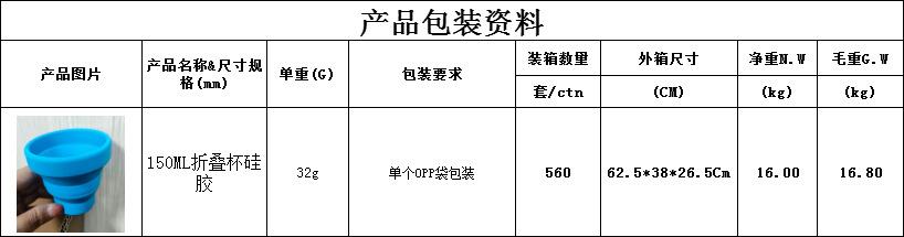 折叠杯包装