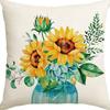 Funda de Almohada Floral Minimalista Moderna Personalizada Cubierta Cruzada Amazon Hogar Sala de Estar Sofá Cabecera Funda de Cojín Funda de Cojín