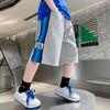 Pantalones deportivos casuales de algodón para niños, pantalones cortos finos de verano para niños, pantalones cortos grises de verano