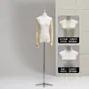 Tienda de Ropa Maniquí Femenino Soporte Vestido de Novia Exhibición en Ventana Maniquí de Medio Cuerpo Femenino Accesorios Soporte de Exhibición Cuerpo Completo
