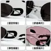 2026 Nuevo Estilo Estilo Old Money Retro Metal Gafas de Sol Ovaladas Anti-UV Estilo Coreano Gafas de Sol para Fotografía al Aire Libre para Mujeres