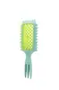 Peine de Gradiente Hueco Transfronterizo, Peine Ovalado para Alisar el Cabello Lacado, Peine Ovalado para Peinar el Cabello Esponjoso, Peine Oscilante