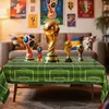 Nova Toalha de Mesa de Futebol da Copa do Mundo Americana, Canadense e Mexicana Decoração de Festa de Aniversário com Tema Esportivo Toalha de Mesa Descartável Pe Impermeável