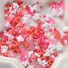 Novas Miçangas Acrílicas da Mesma Cor Misturadas, Estilos Aleatórios, Material para Pulseira Colar de Miçangas Feito à Mão DIY Venda por Atacado