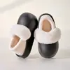 Zapatos de Algodón de Dibujos Animados My Melody Otoño/Invierno 2025 Nuevo Estilo Forro de Felpa Caliente Tacón Desmontable Impermeables Antideslizantes Zapatos de Algodón para Mujer