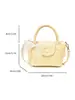 Bolso Cubo de Color Sólido Elegante para Mujer, Nuevo Modelo Primavera 2026, Bolso de Hombro Cruzado de Moda para el Uso Diario