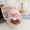 Conjunto de ropa para muñeca Labubu de barbería vintage, compatible con la 1ª, 2ª y 3ª generación de Labubu, incluye falda plisada de repuesto