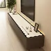 26 Nuevos Manteles de Cuero de Lujo de Gama Alta para Sala de Estar del Hogar, Gabinete de TV, Almohadilla Protectora, Mantel Impermeable a Prueba de Aceite para Escritorio