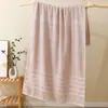 Toalla de Baño Jacquard Rayada Suave Absorbente de Algodón Puro 90*180 Tamaño Extra Grande Toalla de Playa de Algodón Puro Transfronteriza Toalla