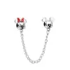 Accesorios Transfronterizos Aleación Panjia Accesorios para Pulsera de Cuentas diy Oreja de Trigo Minnie Cadena de Seguridad Hebilla Fija Opción de Regalo