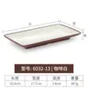 Prato de Hot Pot Ocidental Plástico Imitação de Porcelana Churrasco Coreano Buffet Prato de Churrasco Prato de Acompanhamento Tigela de Condimento Conjunto de Louças