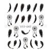 Fornecimento Transfronteiriço Adesivos Decorativos para Nail Art Contorno de Linha Animal Padrão Francês Decalque de Unha Moda nail