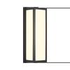 Lámpara de Pared LED para Exterior Moderna Minimalista Lámpara de Pared Minimalista Negra para Dormitorio, Mesita de Noche, Sala de Estar, Pasillo de Hotel, Creativa, Personalizada