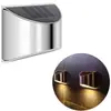 Luces de Escalón Impermeables para Exteriores con Energía Solar, Luces Decorativas para Jardín y Paisajismo de Césped, Lavadoras de Pared LED con Forma de Siete para Escaleras
