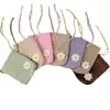 Bolsitas de Tela Lindas Pequeñas, Bolsitas de Aromas, Saquitos Vacíos, Bolsas de Almacenamiento de Algodón y Lino con Cordón, Bolsas para Dulces de Boda, Venta Directa