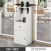 Armário de Ferramentas para Barbearia, Mesa de Ferramentas para Salão de Cabeleireiro, Estante de Armazenamento para Loja de Cabeleireiro, Armário Espelhado Estilo Gaveta, Pequeno Armário para Corte de Cabelo