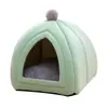 Ninho para pet, ninho para gato mongol, ninho quente para cachorro para o inverno, adequado para todas as estações, casa para gato semi-fechada, cama para pet